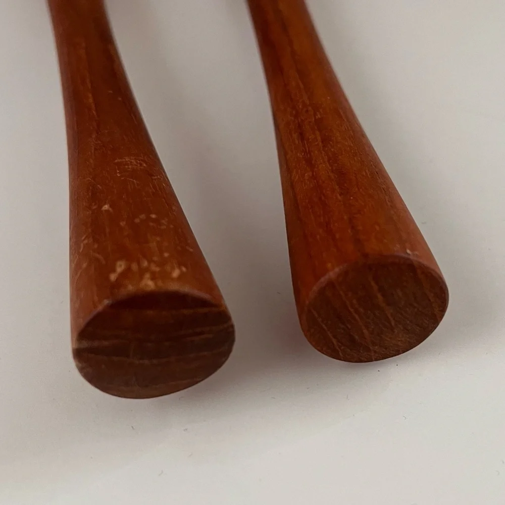MID CENTURY MODERN DANISH salad servers Dansk?